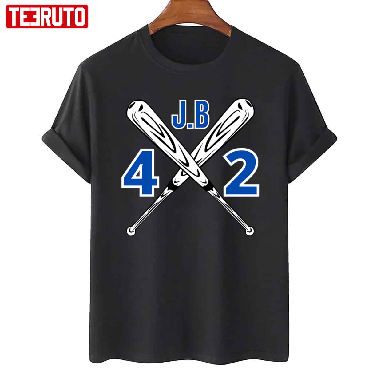JB 42 Baseball MLB Jackie Robinson Unisex T-Shirt Unisex T-Shirt
