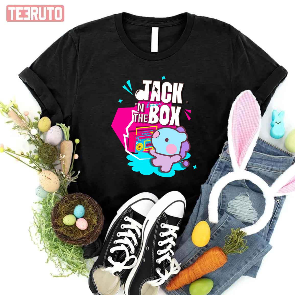 J-Hope Bt21 Minini Mang Jack In The Box Unisex T-Shirt