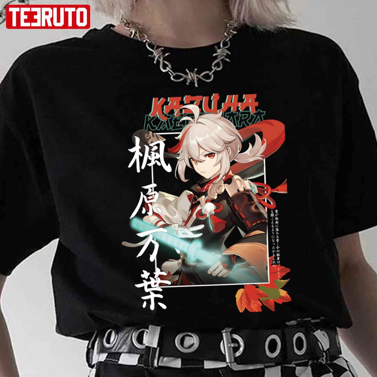 Kaedehara Kazuha Genshin Impact Artwork Unisex T-Shirt - Teeruto