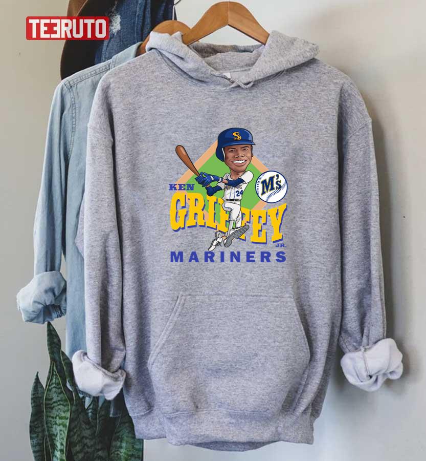 Ken Griffey Jr. Seattle Mariners Baseball Cartoon Shirt - Ink In