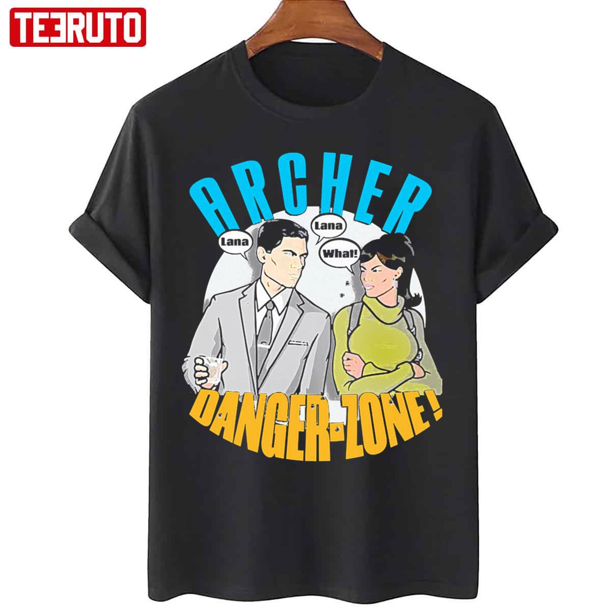 Lana Lana What Archer Danger Zone Unisex Sweatshirt Teeruto