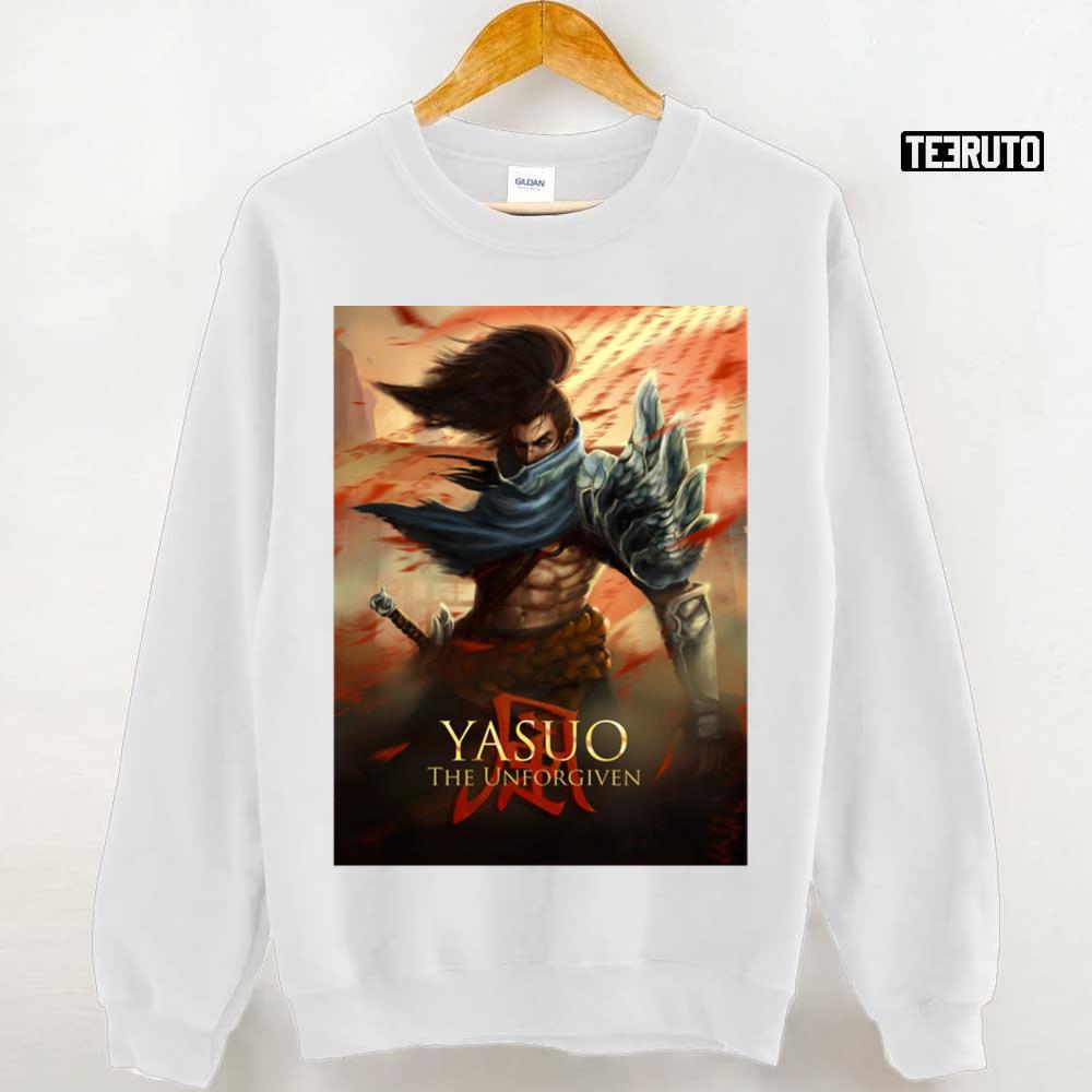 League Of Legend Yasuo Hoodies - Pullover Red Hoodie