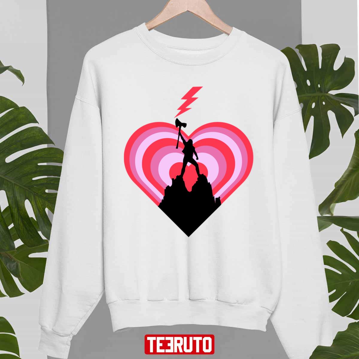 Love And Thunder Heart Thor Unisex Sweatshirt