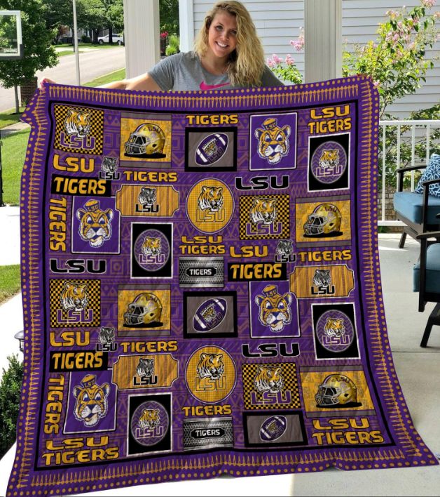 Lsu Tigers Quilt Blanket LC6 - Teeruto