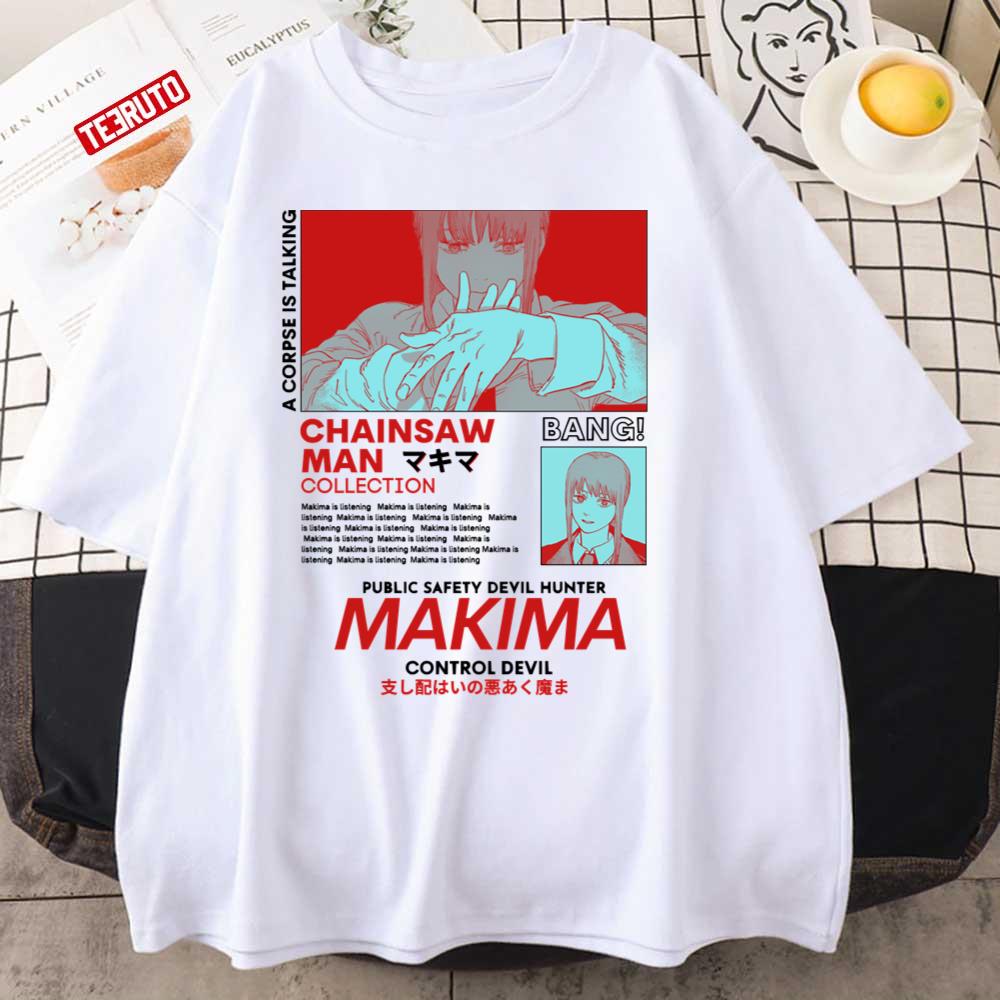 Makima Chainsaw Man Anime Unisex T-Shirt - Teeruto