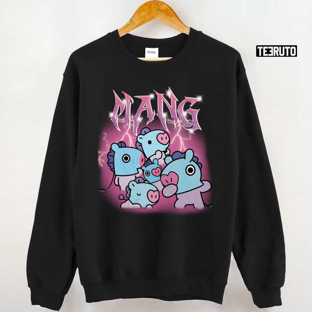 Mang Bt21 Bts J-Hope Rock Vintage Unisex Sweatshirt - Teeruto