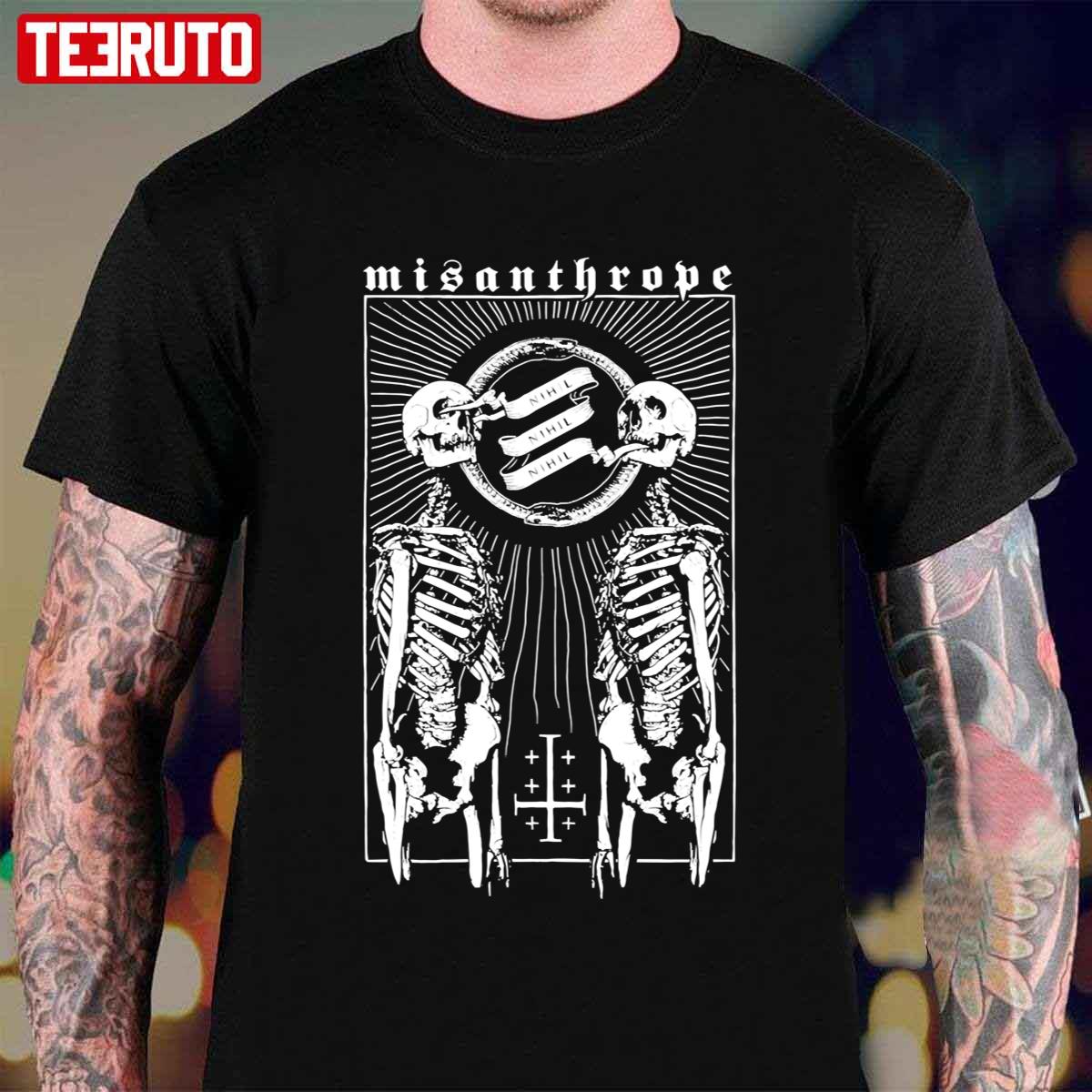 Misanthrope Nihil Nihil Nihil Unisex T-Shirt - Teeruto