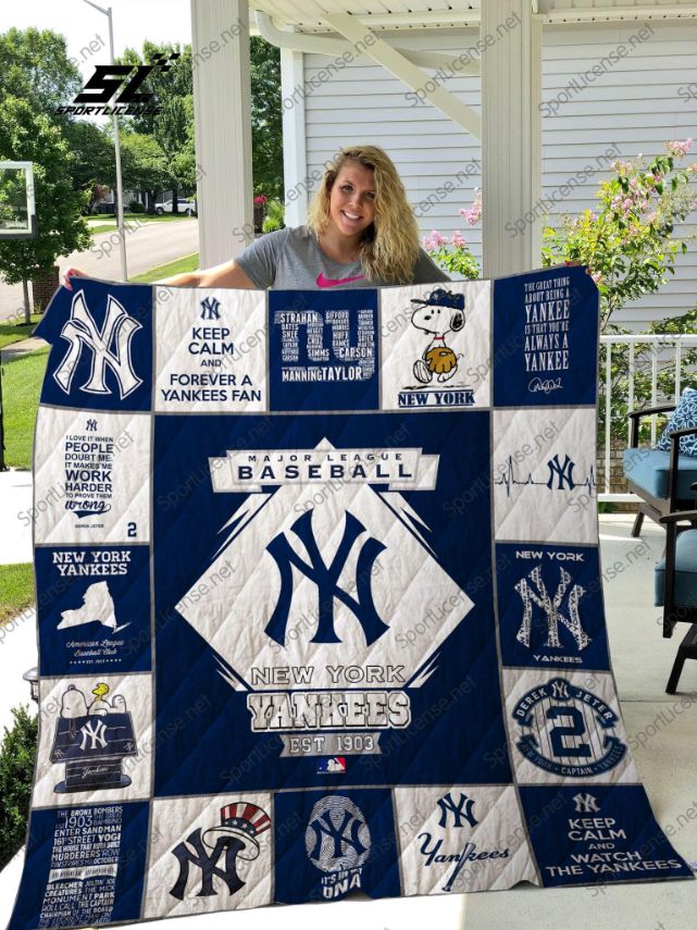 Mlb  New York Yankees Quilt Blanket DUP1