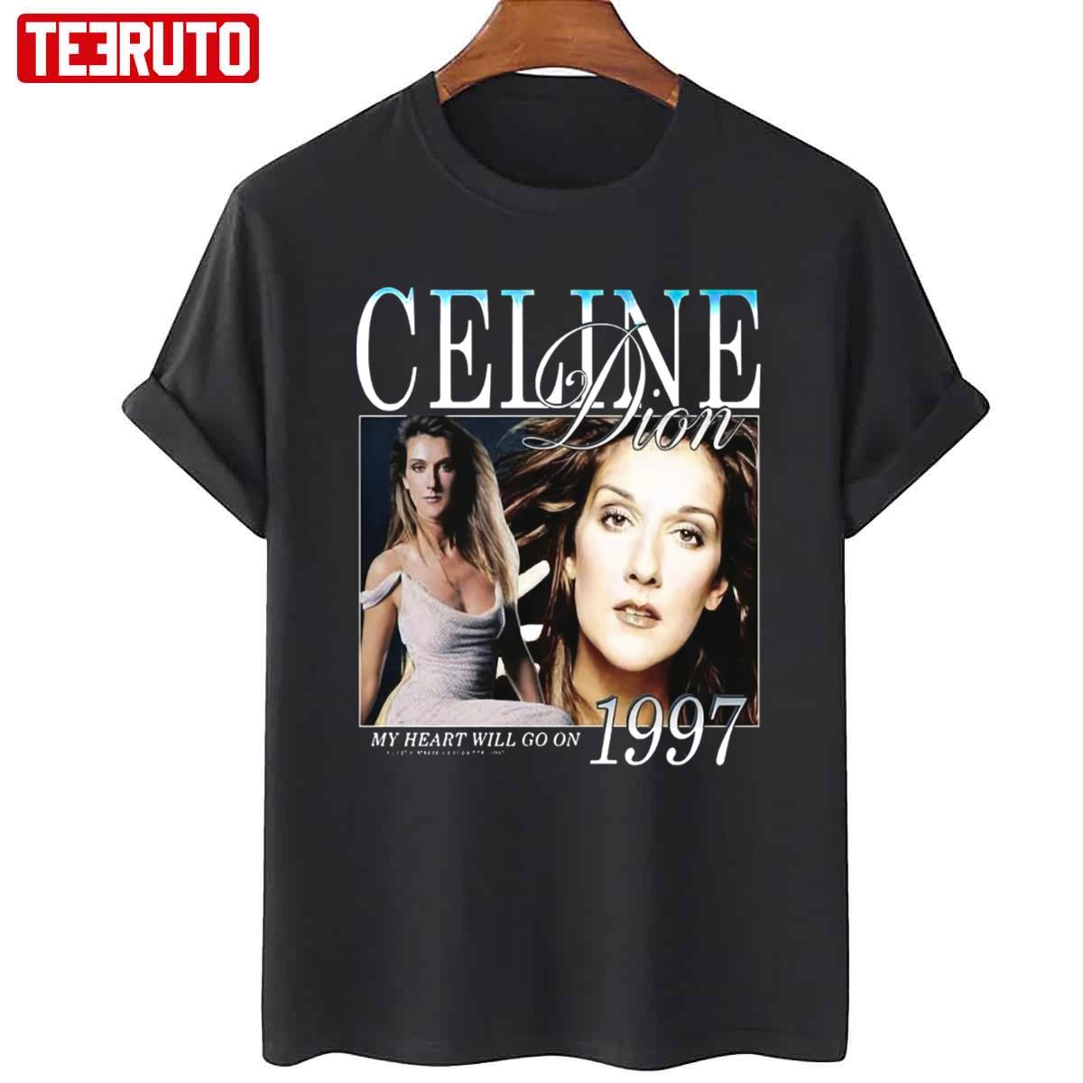 My Heart Will Go On Celine Dion Vintage Unisex T-Shirt - Teeruto
