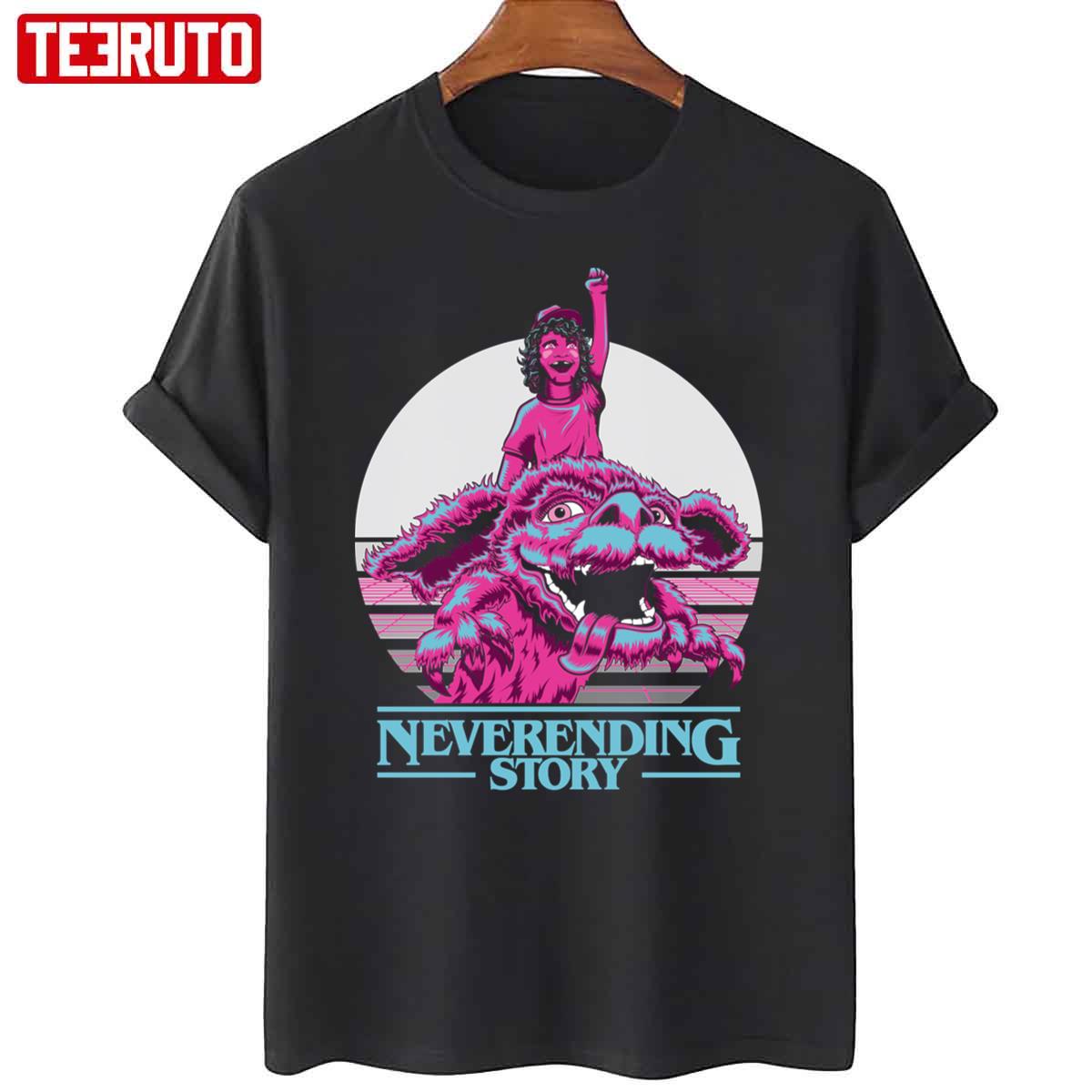Neverending Things A Neverending Story Stranger Things Mash Up Unisex T-Shirt