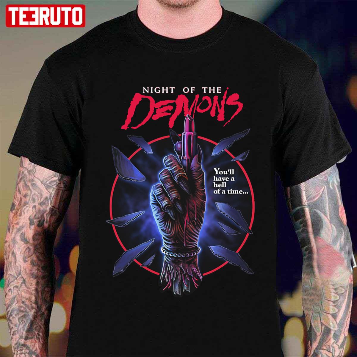 Night Of The Demons Movie Design 1988 Unisex T-Shirt - Teeruto