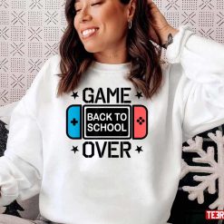 Nintendo Switch Game Over Back To School Unisex T-Shirt