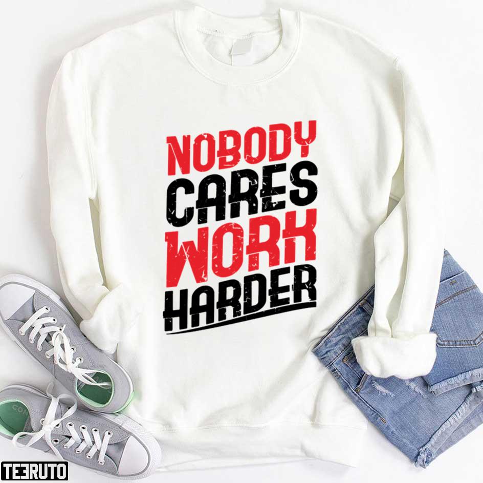 Lamar Jackson Nobody Cares Work Harder T-Shirt 