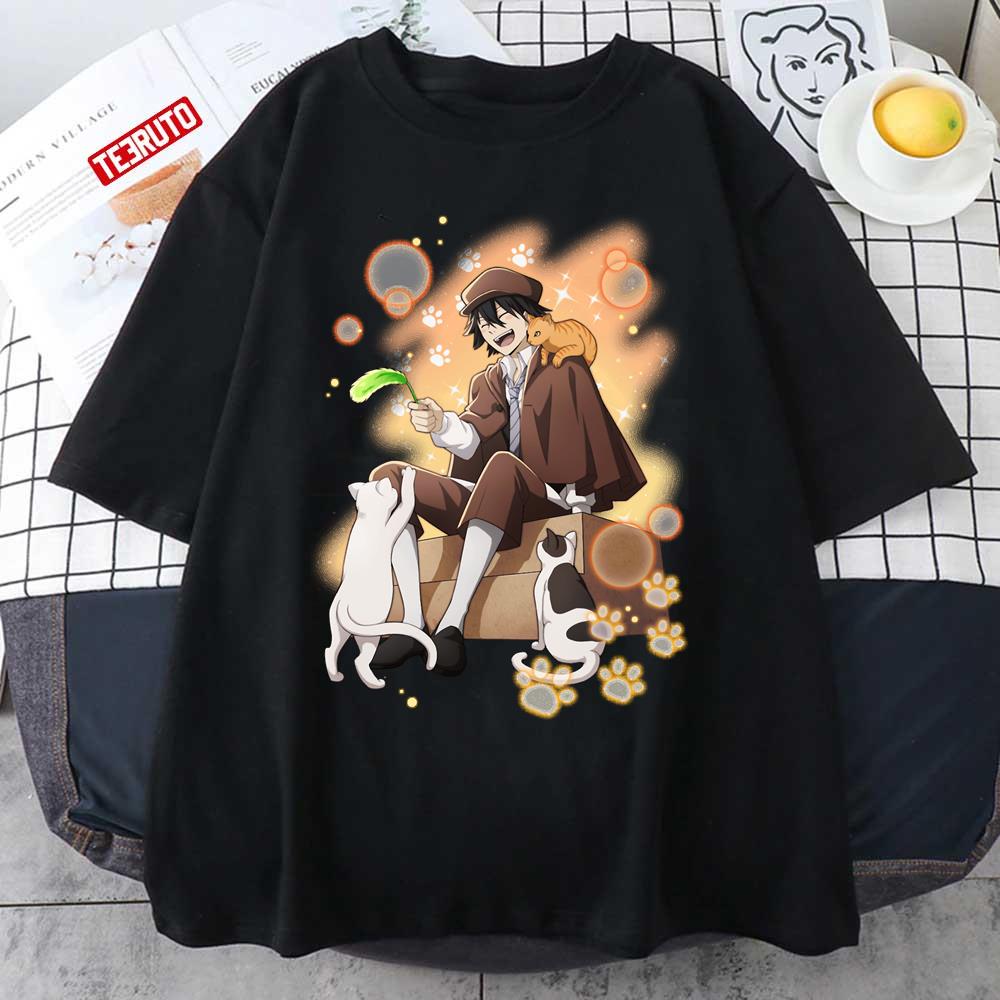 Ranpo Mayoi Card Lovely Cats Unisex T-Shirt - Teeruto