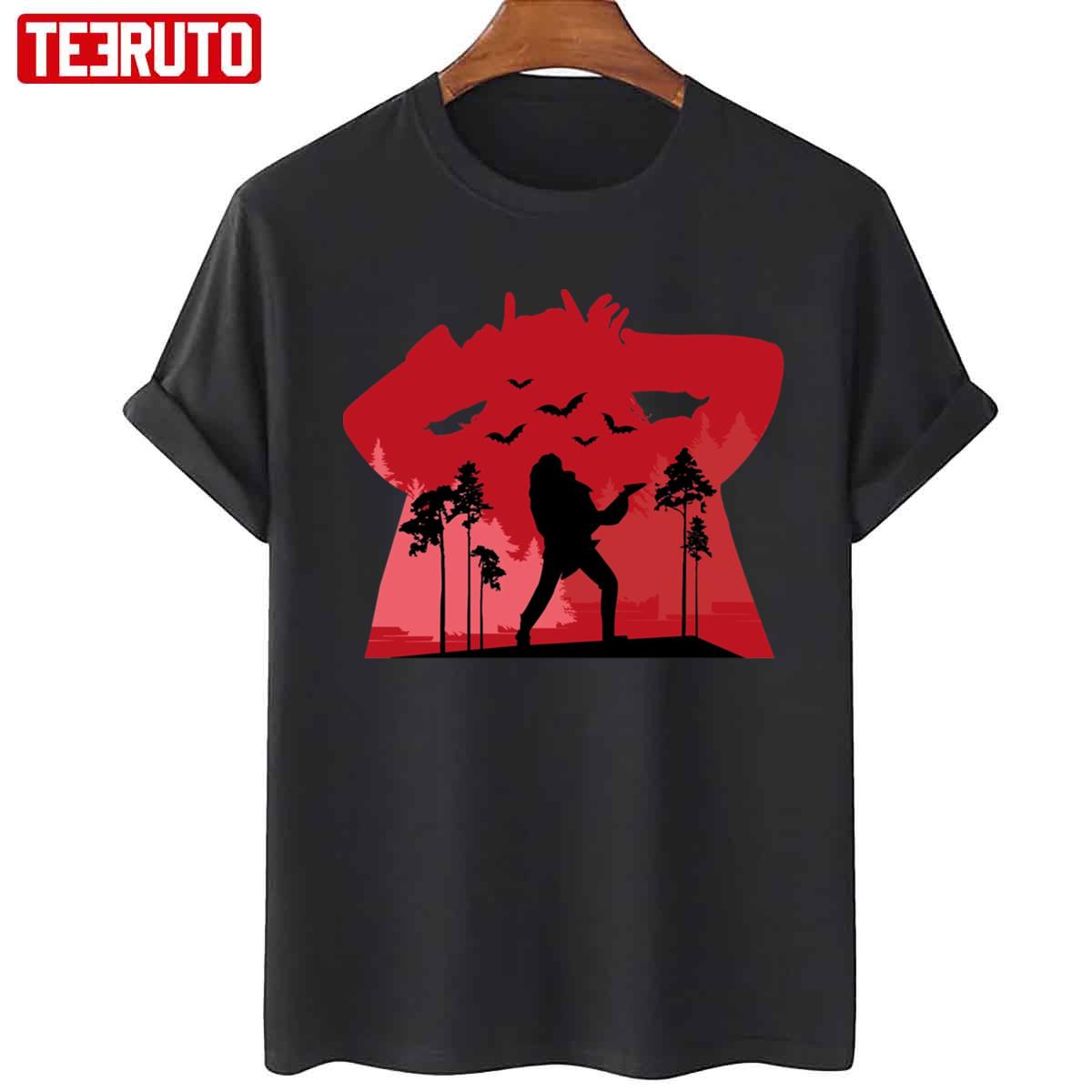 Red Shadow Rockstar Eddie Munson  Stranger Things Unisex T-Shirt