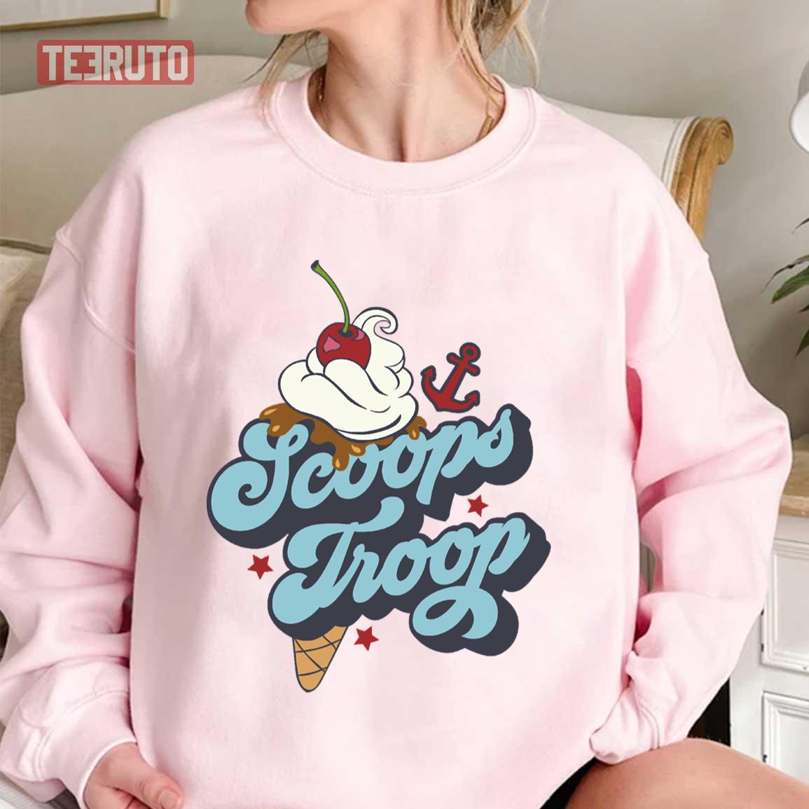 Scoops Troop Icecream Stranger Things Unisex T-Shirt - Teeruto