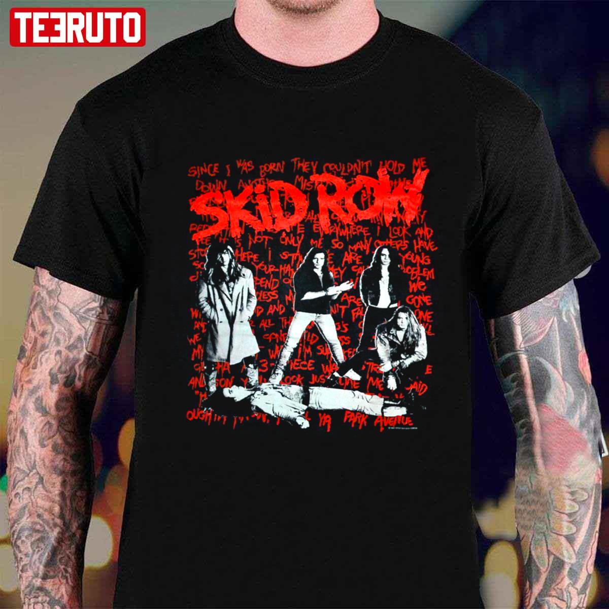 Skid Row Band Design Unisex T-Shirt - Teeruto