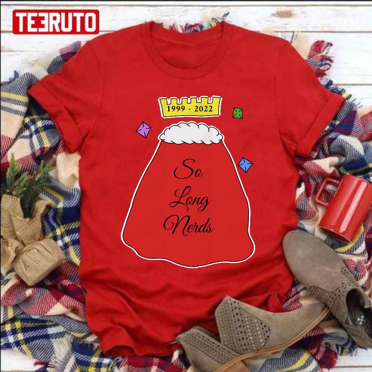 So Long Nerds Rip Technoblade Unisex T-Shirt