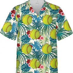 Softball Summer Hawaiian Shirt