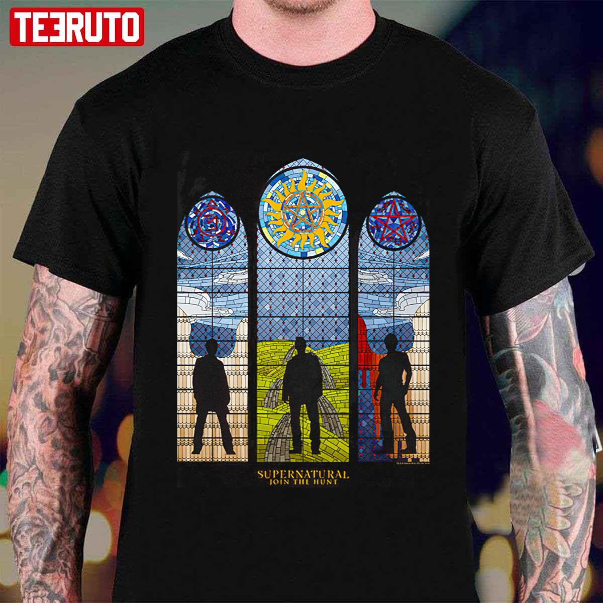 Stained Glass Supernatural Unisex T-Shirt