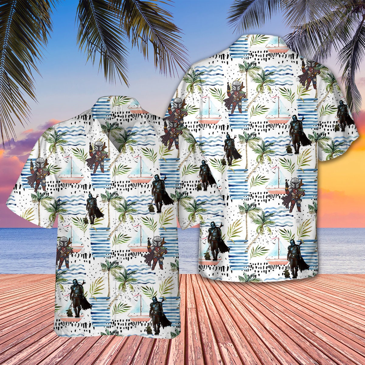 Summer Star Wars Hawaiian Pattern Shirt