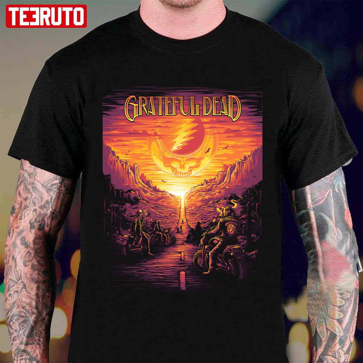 Sunrise Hill Grateful Dead Metal Unisex T-Shirt