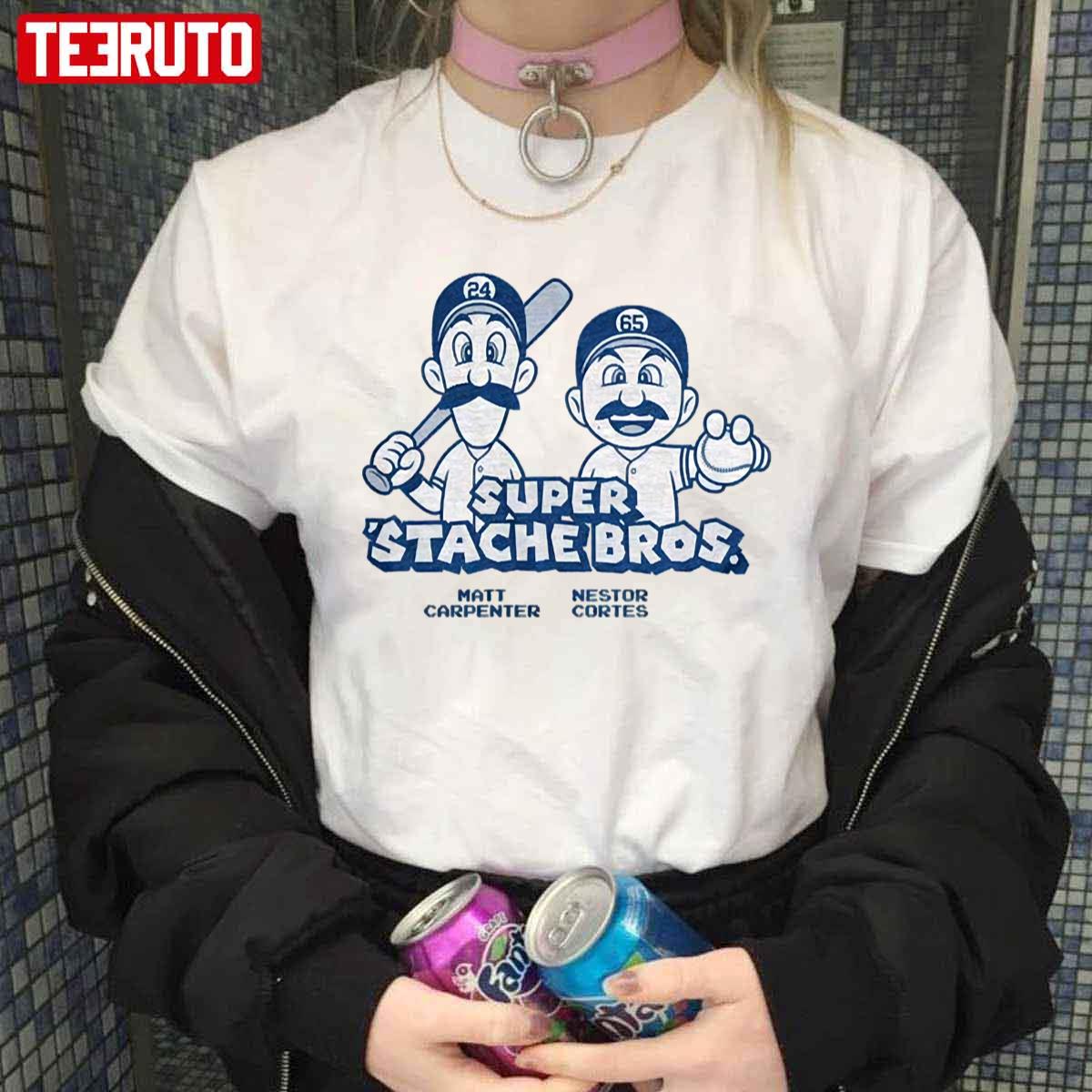 Super Stache Bros Matt Carpenter Nestor Cortes shirt, hoodie