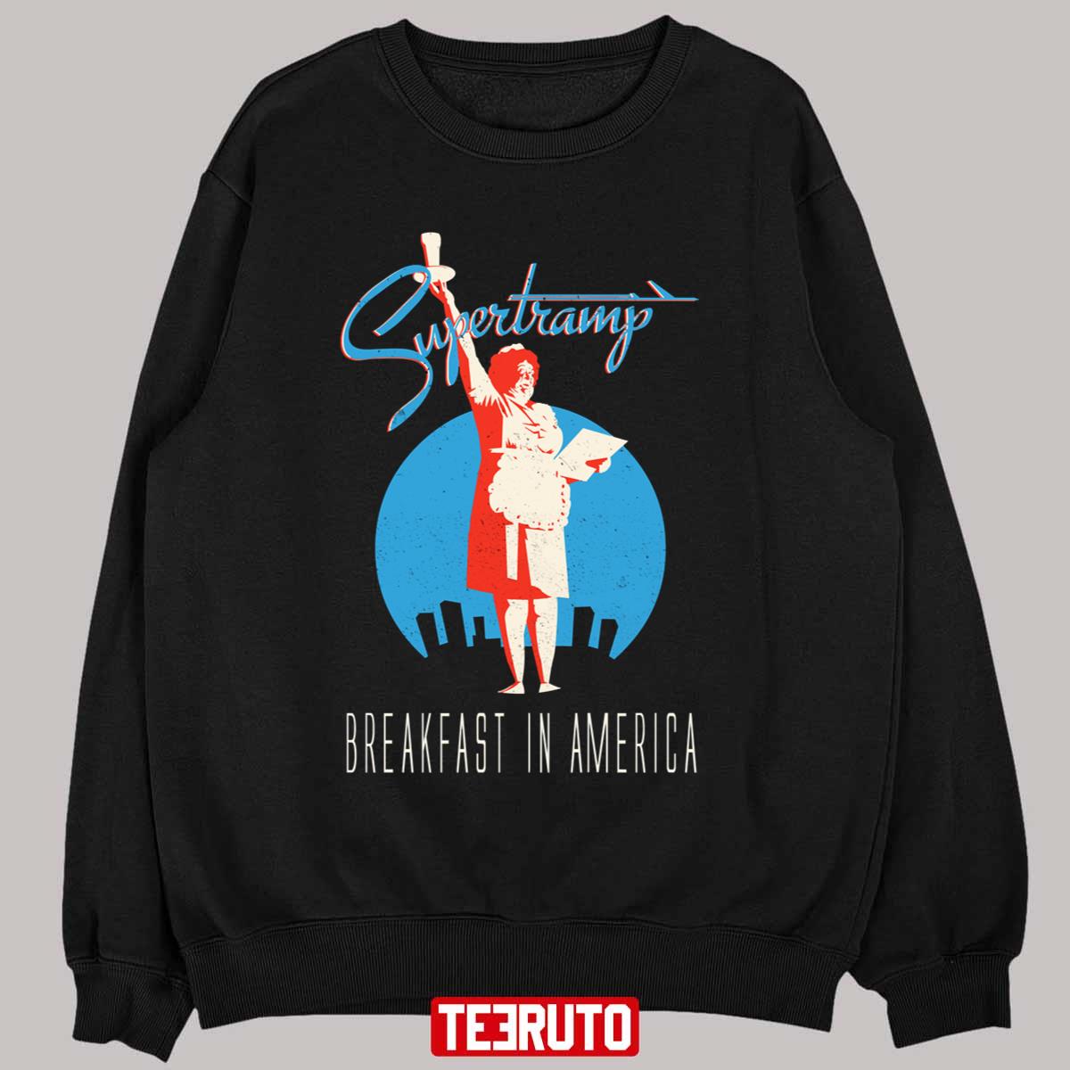 Christus inhalen rand Supertramp Breakfast In America Unisex T-Shirt - Teeruto