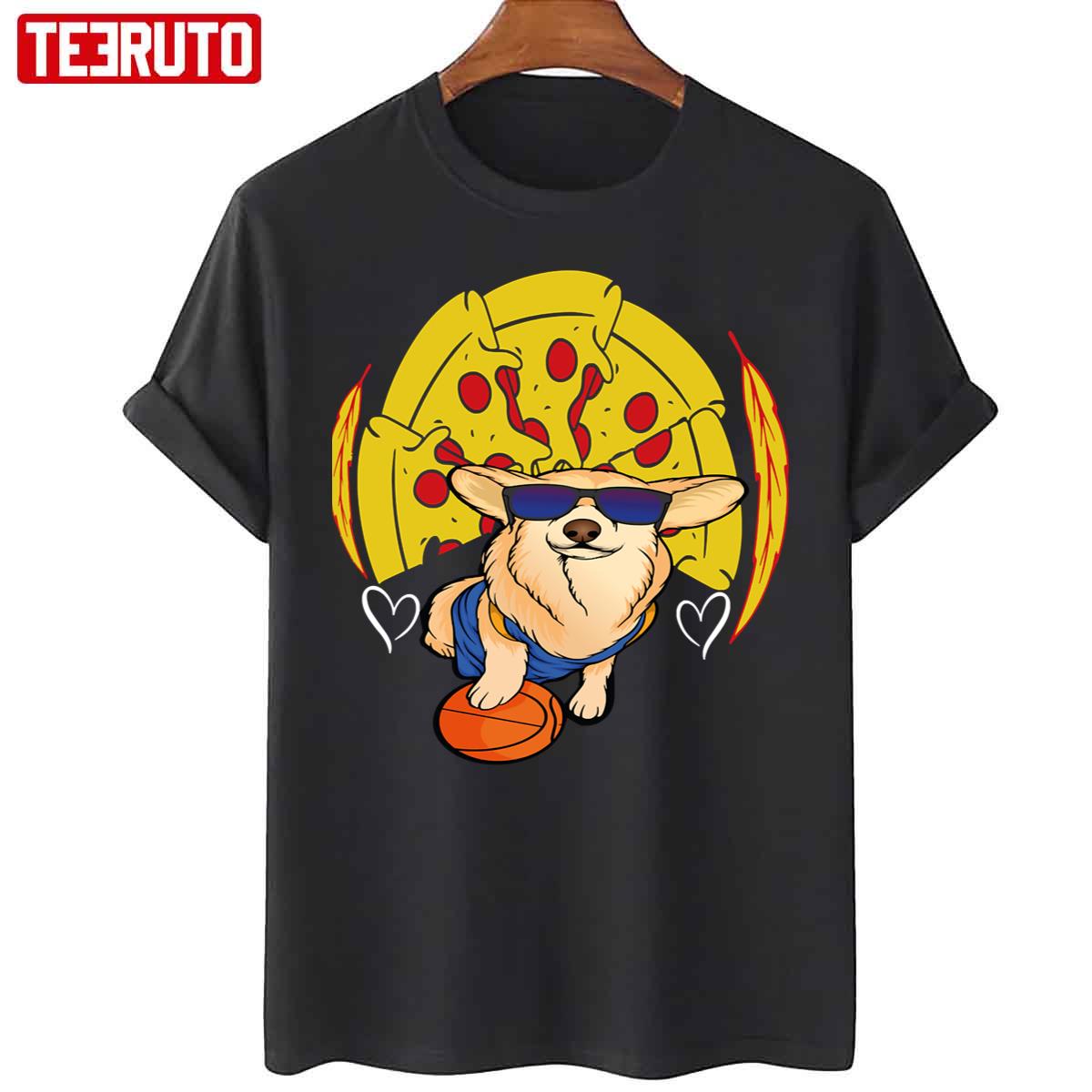 Swag Dog Eating A Pizza Unisex T-Shirt