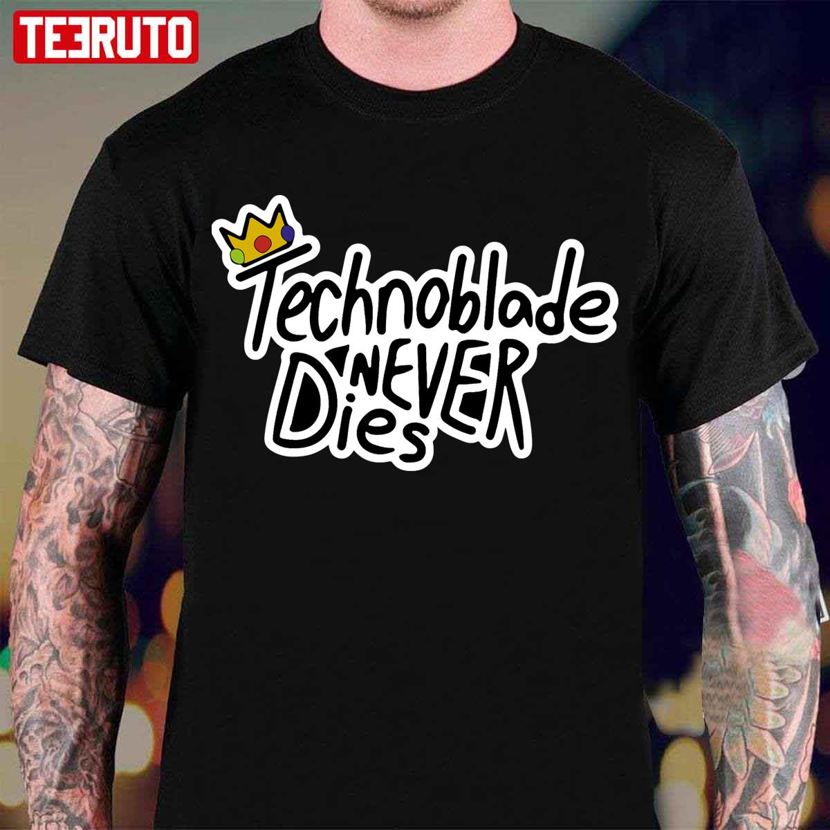 Technoblade Never Dies Tribute To Techno Design Unisex T-Shirt