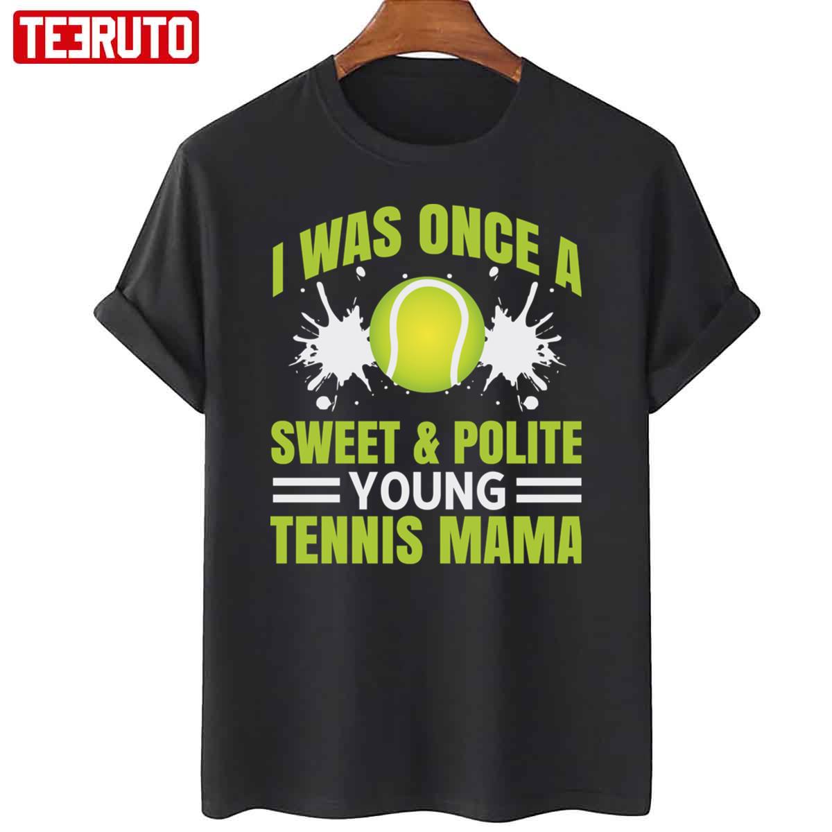 Tennis Wimbledon Tennis Mama Quote Unisex T-Shirt