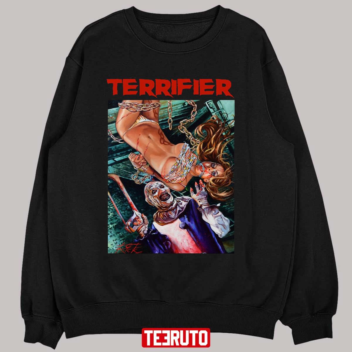 Terrifier Art The Clown Horror Movie Art Unisex T-Shirt - Teeruto