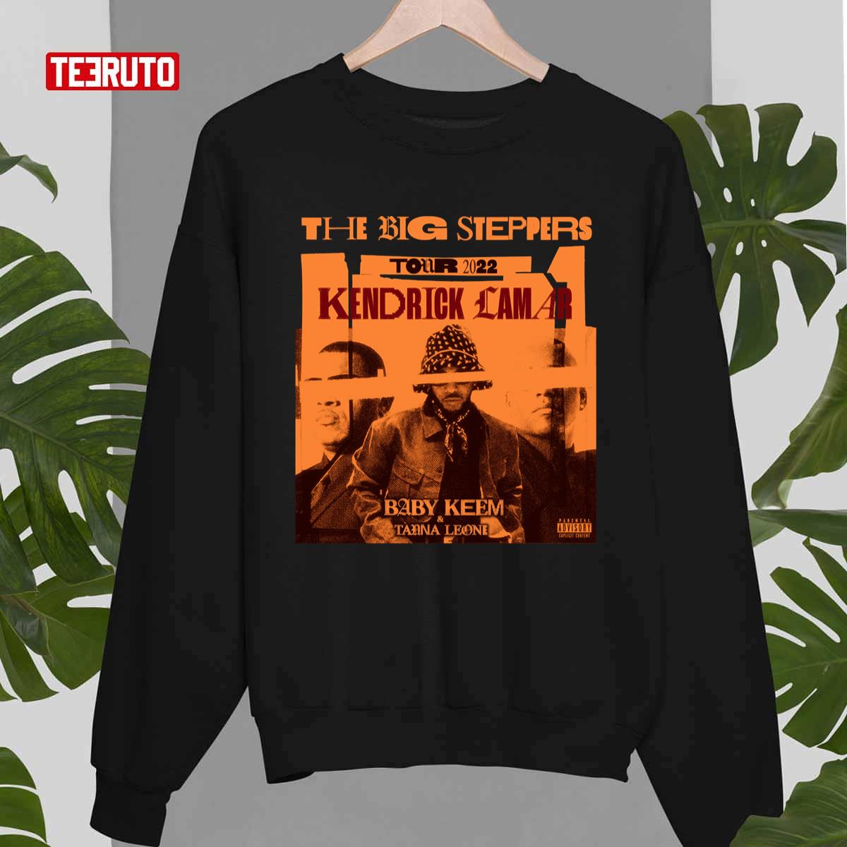 Kendrick Lamar Big Steppers Concert Tour Merch Tee T-shirt Logo Summer  Men/Women Tshirt Short Sleeve 