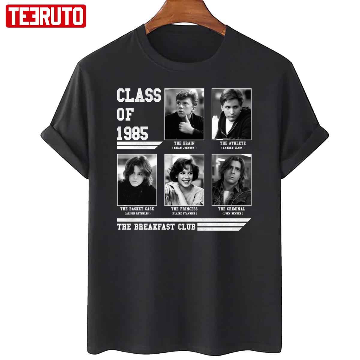 The Breakfast Club Class Of 1985 Photographic Unisex T-Shirt