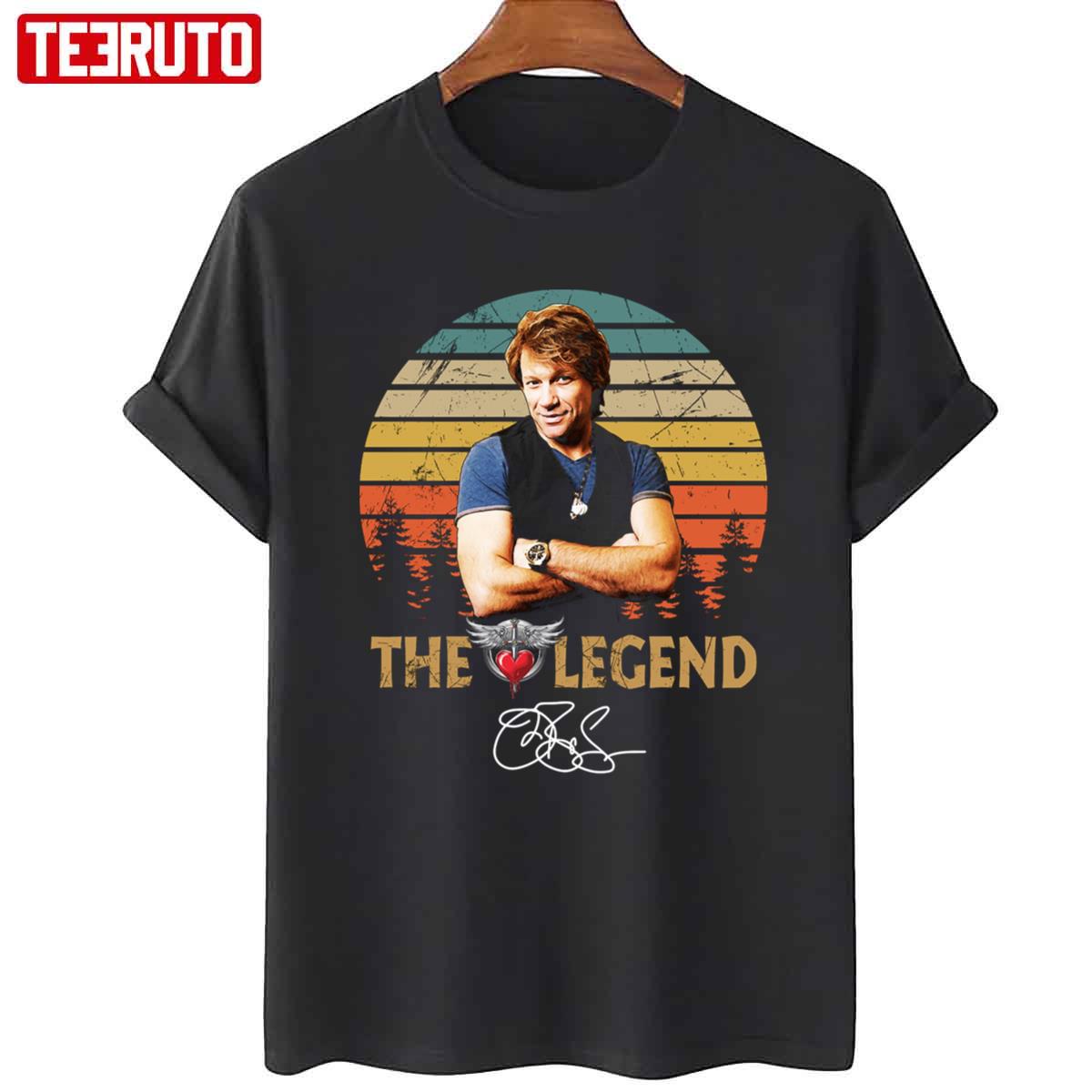 The Legend Wanted Dead Or Alive Bon Jovi Gift For Fans And Lovers Unisex T-Shirt