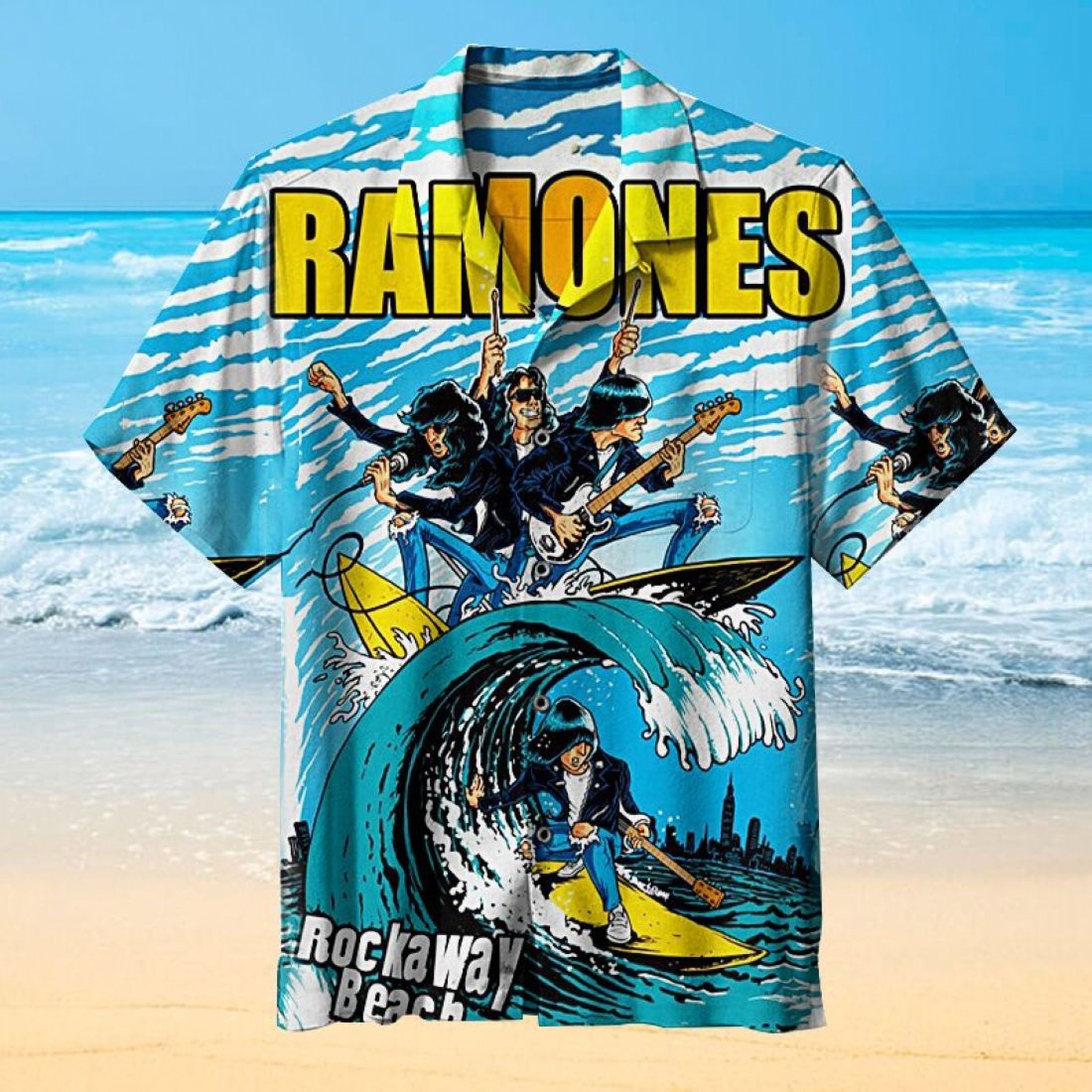 The Ramones Vintage Summer Hawaiian Shirt Teeruto