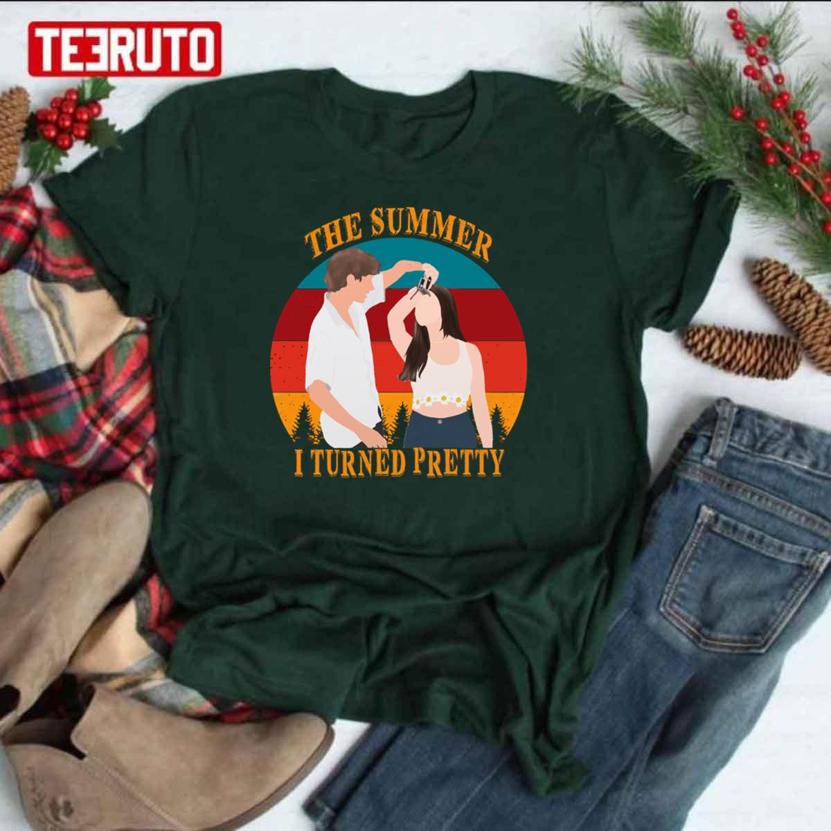 The Summer I Turned Pretty Retro Minimalist Art Unisex T-Shirt