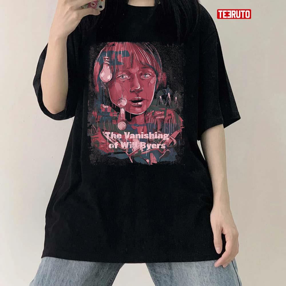 The Vanishing Of Will Byers Poster Stranger Things Fanart Unisex T-Shirt