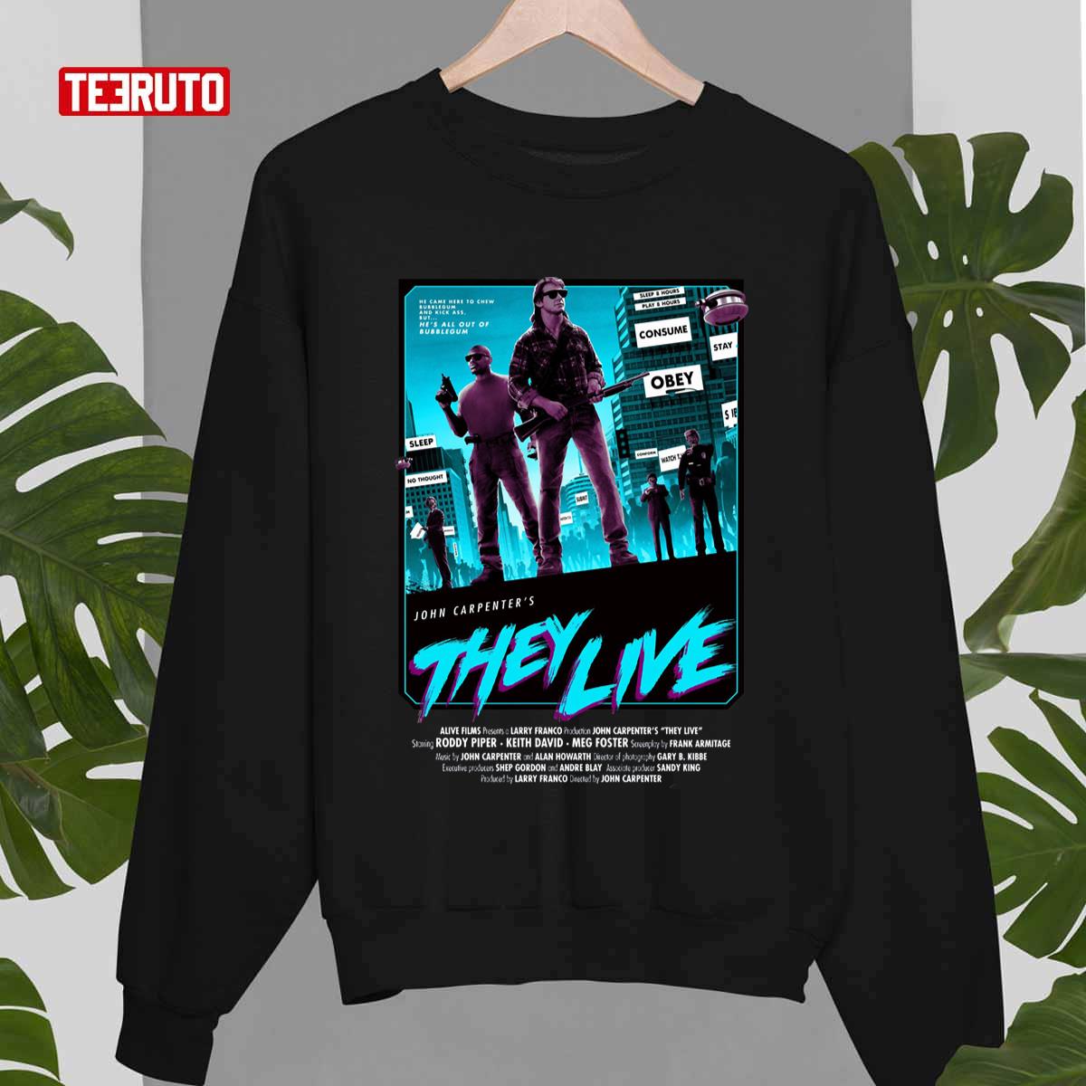They Live Artwork Horror Unisex Sweatshirt