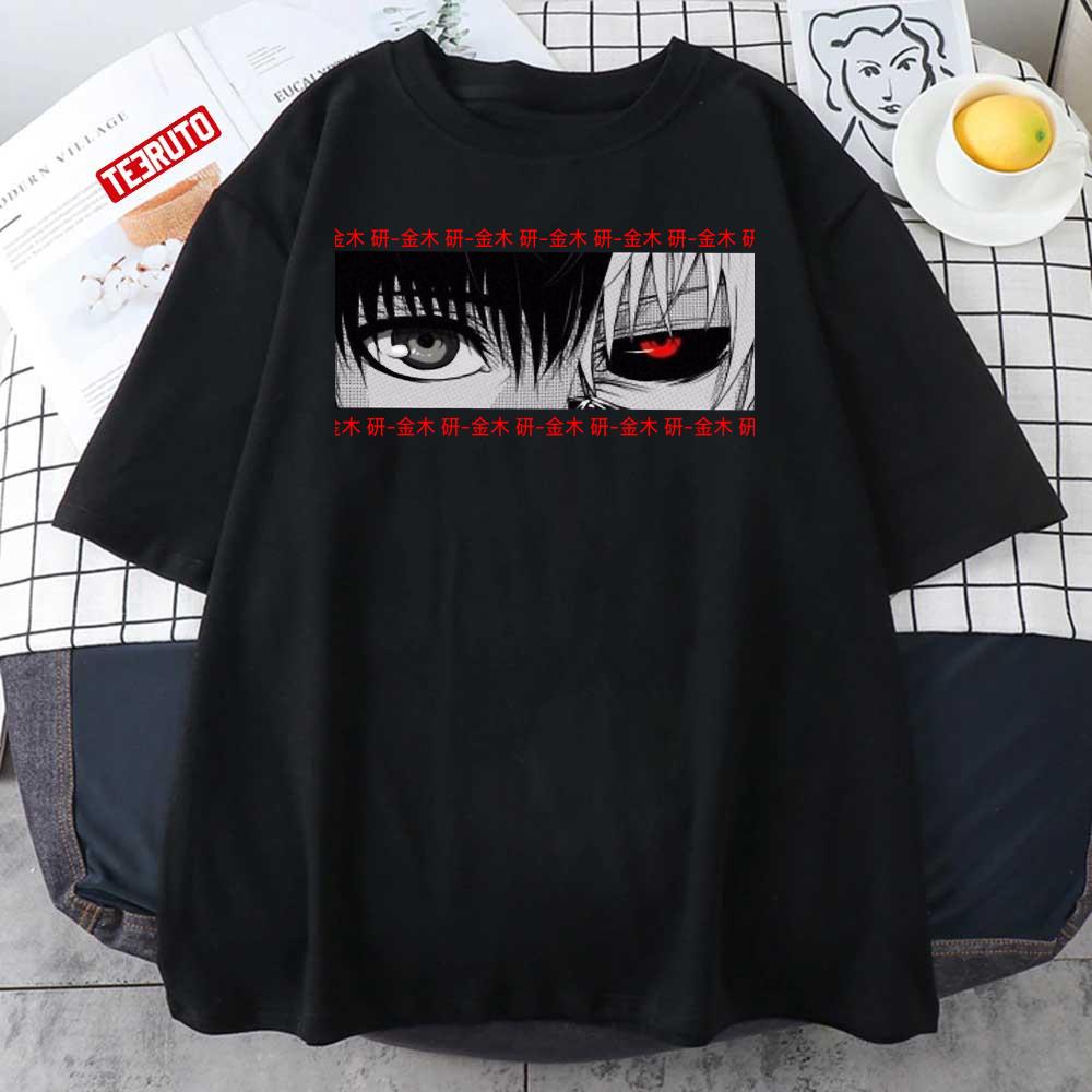 Tokyo Ghoul Kaneki Eyes Anime Manga Unisex T-Shirt - Teeruto