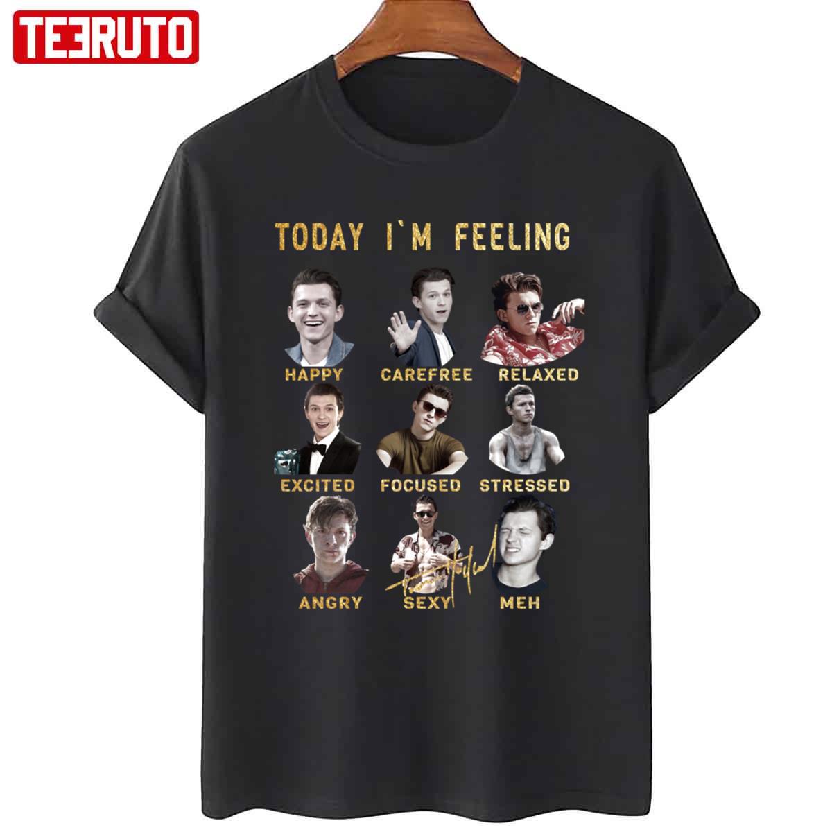 Tom Holland Funny Feelings Gold Edition Unisex T-Shirt