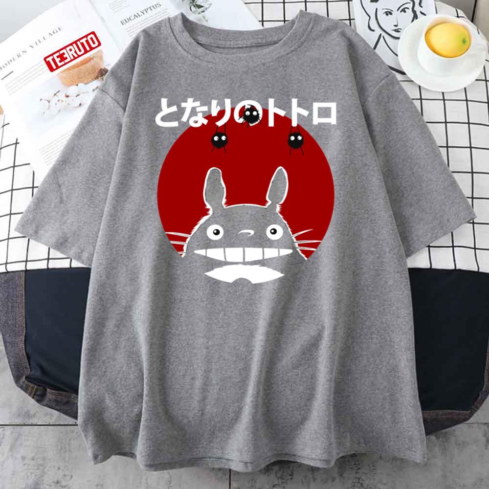 Totoro Studio Ghibli Japanese Artwork Unisex T-Shirt - Teeruto