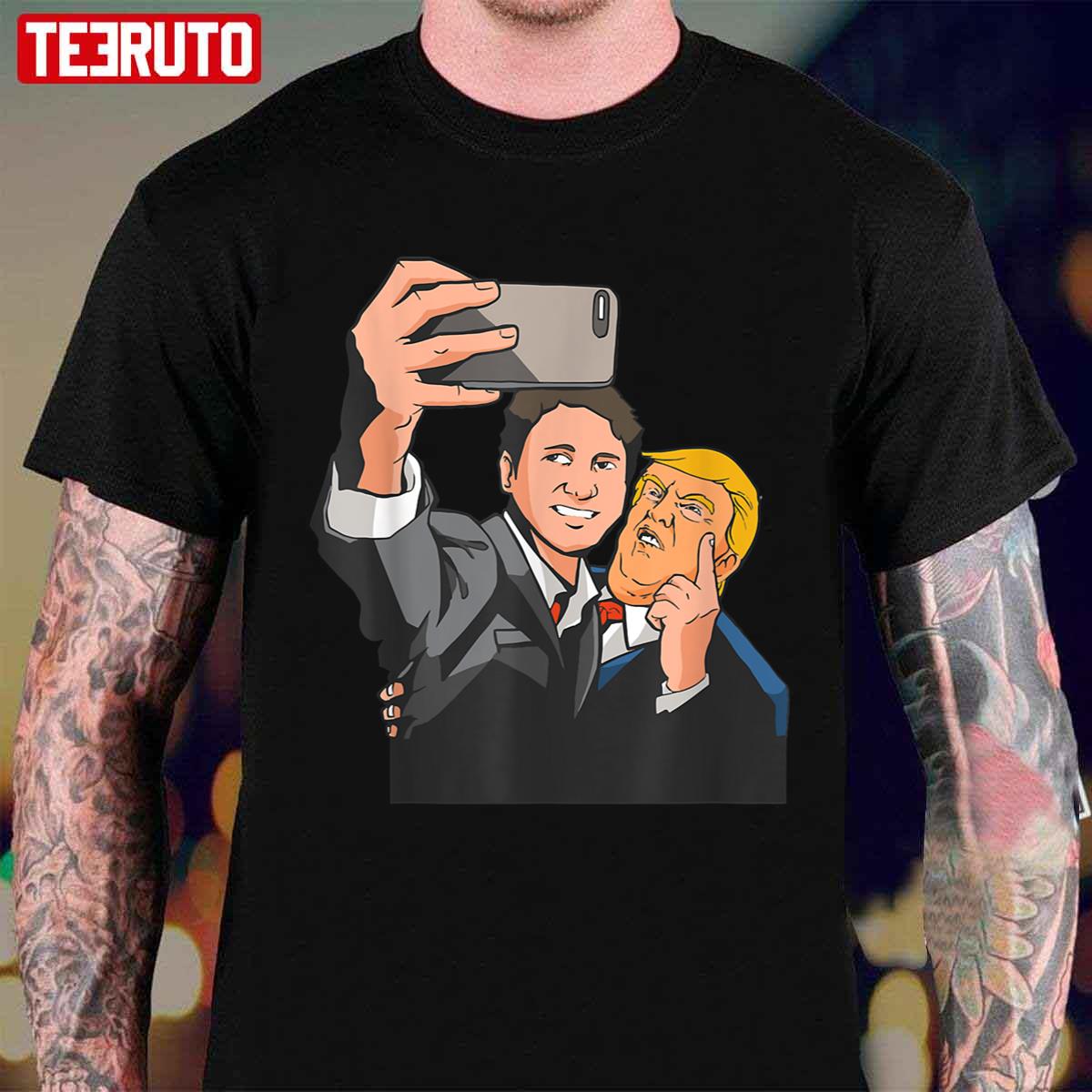 Trudeau Selfie Fanart Unisex T-Shirt