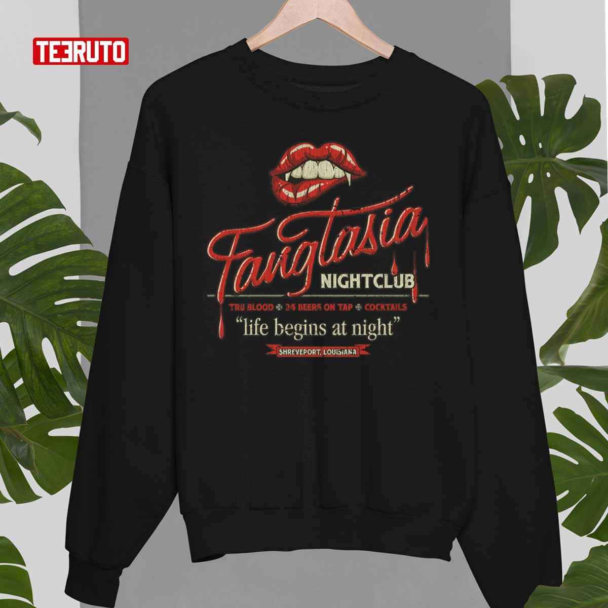 True Blood Fangtasia Nightclub Vintage Unisex Sweatshirt
