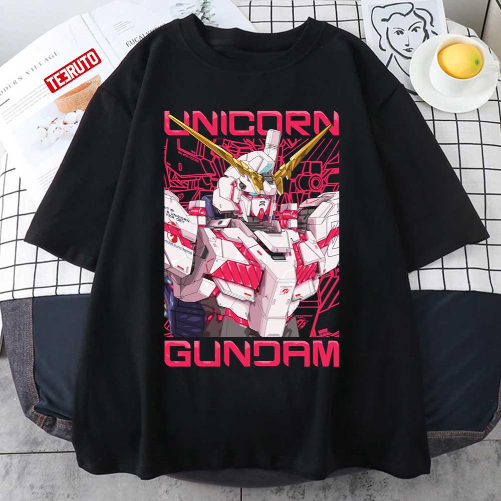 Unicorn Gundam Destroy Mode Bust Unisex T-Shirt