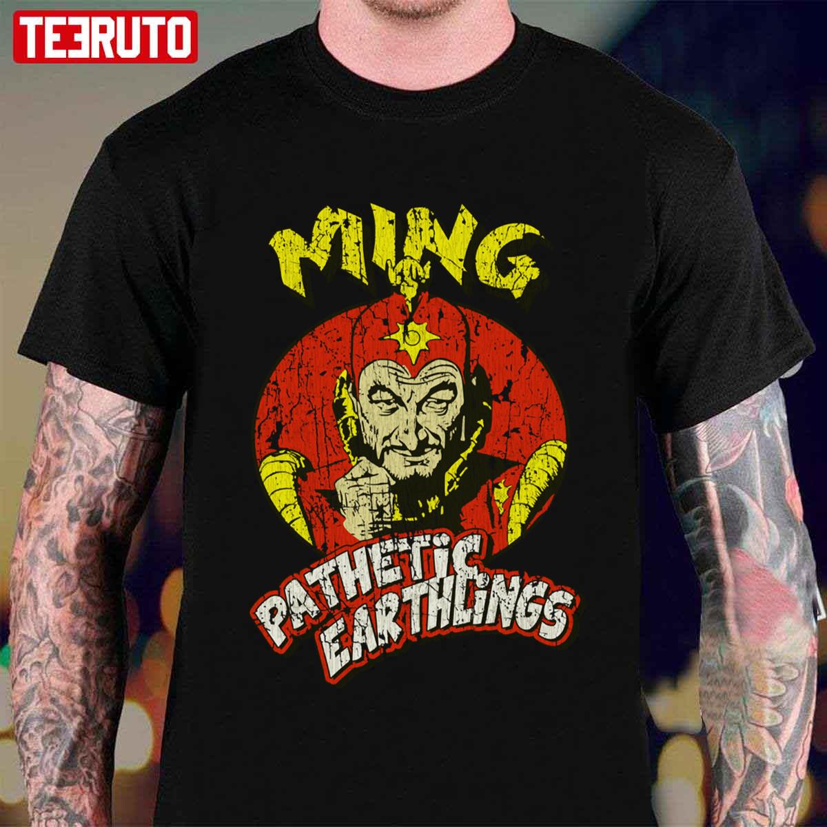 Vintage Flash Gordon Ming Pathetic Earthlings Unisex T-Shirt