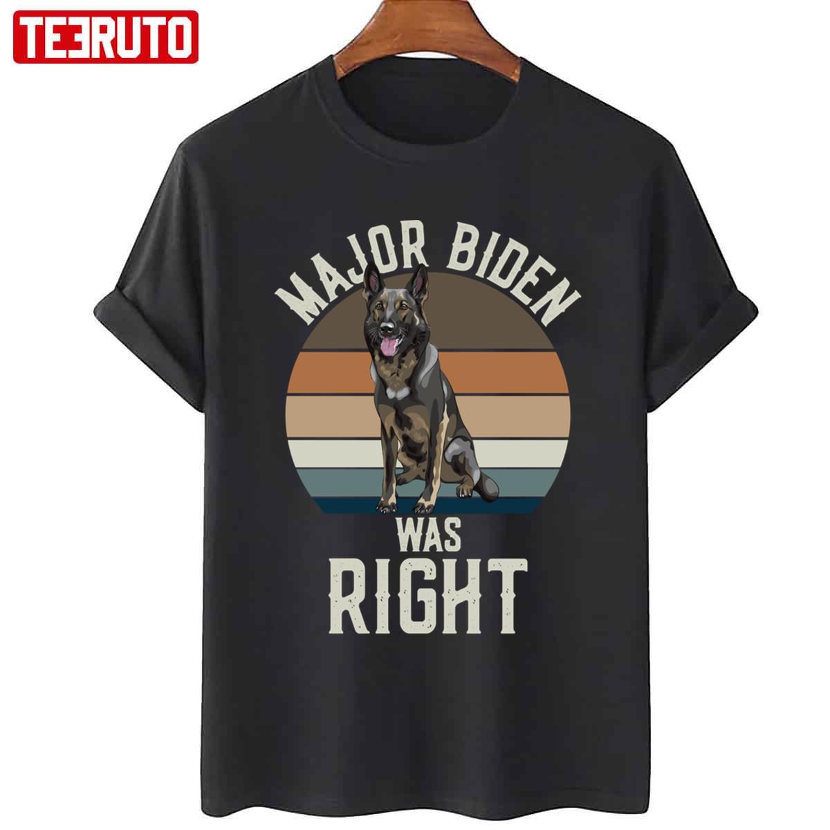 Vintage Major Biden Was Right Unisex T-Shirt