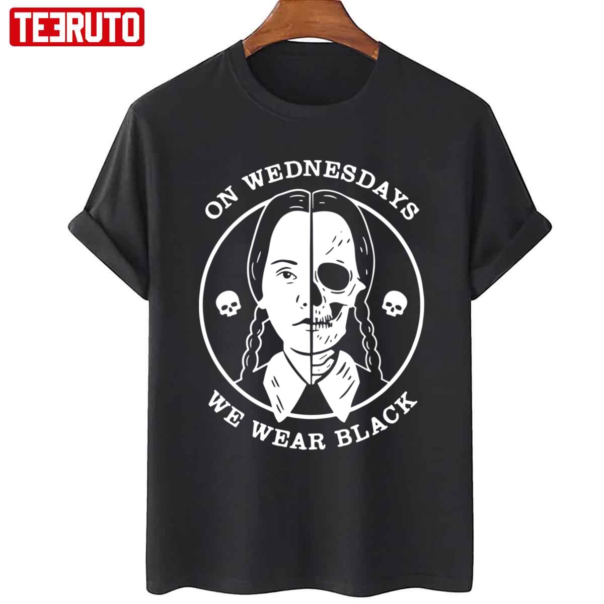 We Wear Black The Addams Family Art Unisex T-Shirt