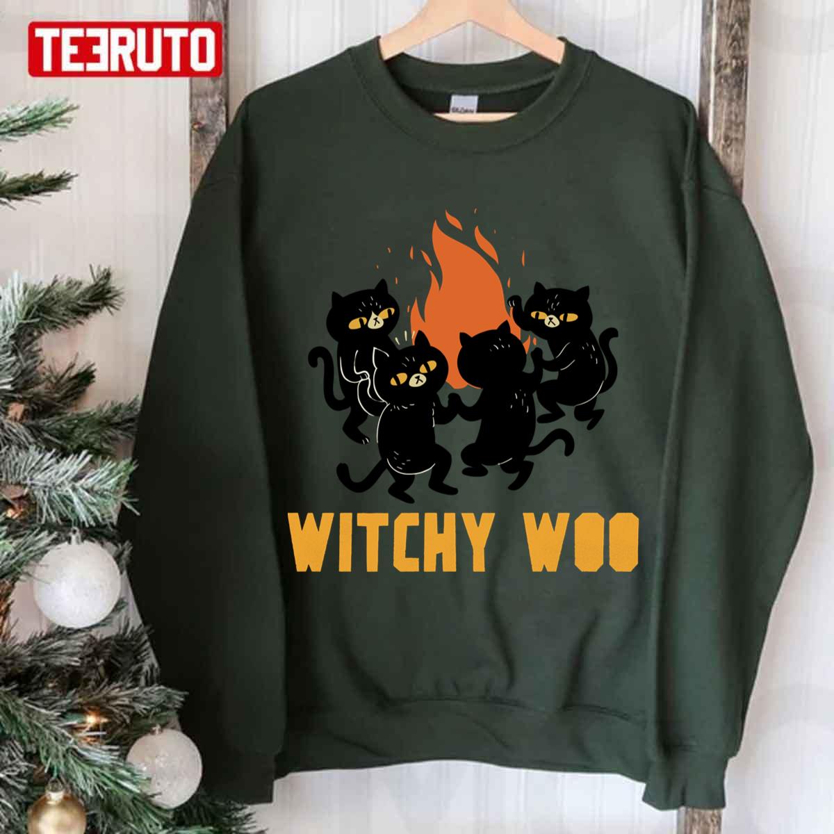 Witchy Woo Dancing Cats Unisex T-Shirt