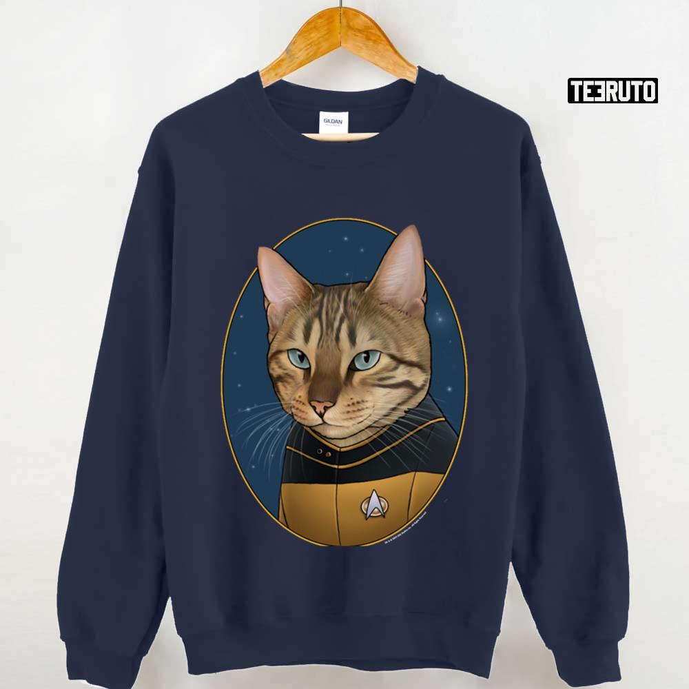 cat star trek shirt